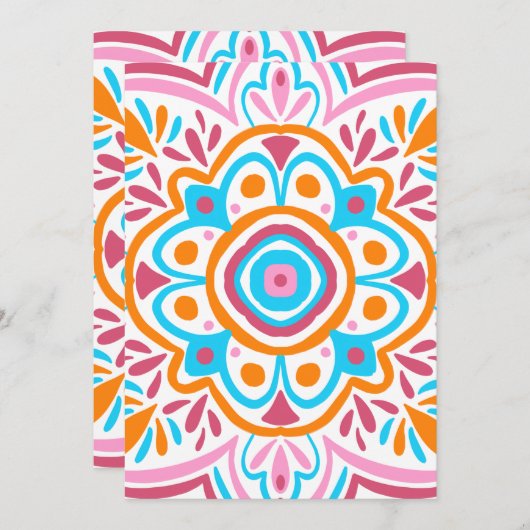 夏目曼荼羅 招待状 (正面/裏面)