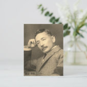 夏目漱石ポートレート ポストカード (スタンド正面)