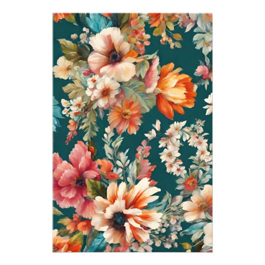 夏素晴らしのフローラ絵を描 フォトプリント            (正面)