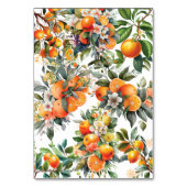 夏結婚のオレンジ テーブルナンバー (裏面)