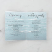 夏結婚の波の海の青いグラデーション海 プログラム (内部)