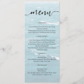 夏結婚の波の海の青いグラデーション海 メニュー (正面)