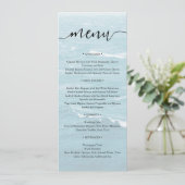 夏結婚の波の海の青いグラデーション海 メニュー (スタンド正面)