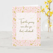 夏考えの花 カード (黄色い花)