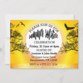 夏至のお祝い 招待状 (正面)