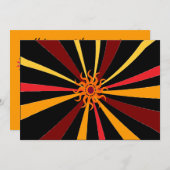 夏至のパーティの招待状 招待状 (正面/裏面)