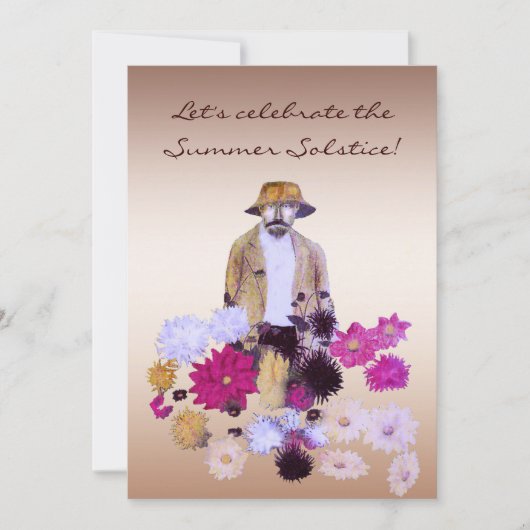 夏至のパーティの招待状 招待状 (正面)