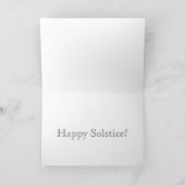 夏至の太陽 I 夏至の挨拶 カード (内部)