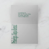 夏至の挨拶状 カード (内部)