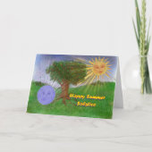 夏至の挨拶 カード (正面)