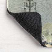 夏至を祝うためについている篝火 マウスパッド (コーナー)