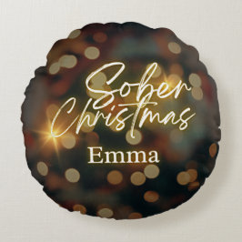 夏至パーソナライズされたのクリスマス ラウンドクッション