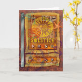 夏至 カード (黄色い花)