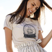 夏航海ののパーソナライズされたボート名 Tシャツ