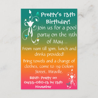 夏色の招待 招待状