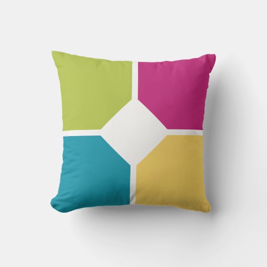 夏色四半円点オプションMONOGRAM クッション (正面)