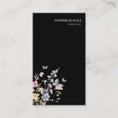 夏色数々の野花コンサルタントQrコード 名刺 (正面)