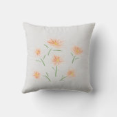 夏花お洒落ユニセックスおもしろい クッション (裏面)