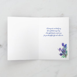 夏花サンキューカード サンキューカード