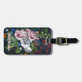 夏花モノグラム名 ラゲッジタグ (正面横)