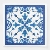 夏花地中海の瓦プリント (正面)