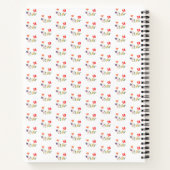 夏花柄フローラレシピ ノートブック (裏面)