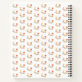 夏花柄フローラレシピ ノートブック (裏面)