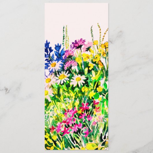 夏花結婚付きメニュー メニュー (裏面)