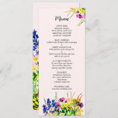 夏花結婚付きメニュー メニュー (正面/裏面)