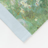 夏草原の猫、ブルーノLiljefors フリースブランケット (角)