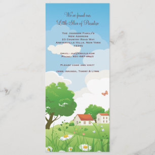 夏草原の移動発表 招待状