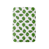 夏葉の葉のパターン バスマット (正面縦)