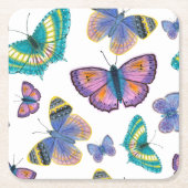 夏蝶 スクエアペーパーコースター (正面)