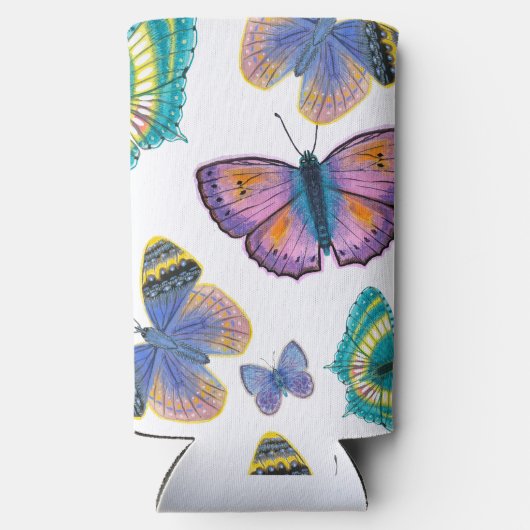 夏蝶 スリム缶クーラー (裏面)