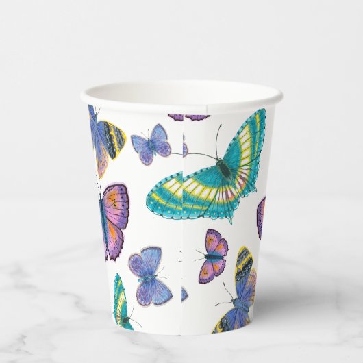夏蝶 紙コップ (右)