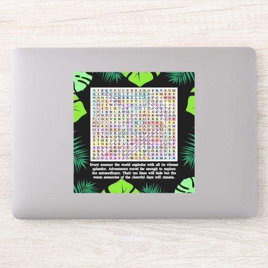 夏語検索パズル シール (コンピューター)