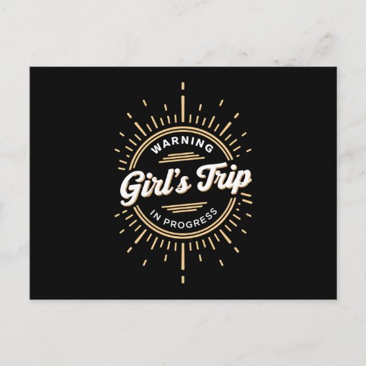 夏警告休みの女子旅行 ポストカード (正面)