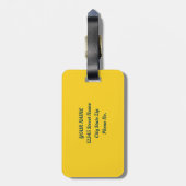 夏開花トロピカルトゥーカ葉ンズ水彩 ラゲッジタグ (裏面縦)