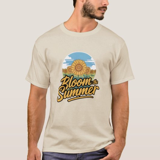 夏開花 Tシャツ (正面)