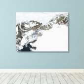 夏雪解け キャンバスプリント (インサイチュ (ウッドフロア))