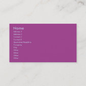 "夏風" 名刺 (裏面)