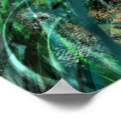 夏飛んでいる遠くにソナタプリント絵画- s ポスター (角)