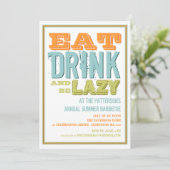 夏食べのBBQパーティー 招待状 (スタンド正面)