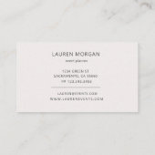 夏鮮やかのフローラ | 名刺 (裏面)