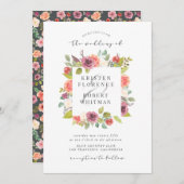 夏鮮やかのフローラ | 結婚式招待状 招待状 (正面/裏面)