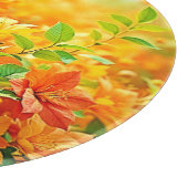 夏鮮やかの花 カッティングボード (角)