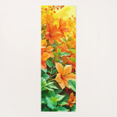 夏鮮やかの花 ヨガマット (裏面)