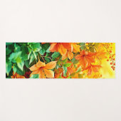 夏鮮やかの花 ヨガマット (正面(横))