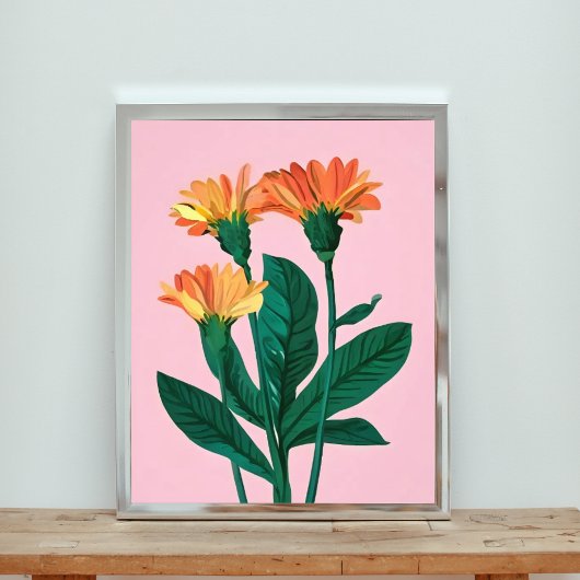 夏鮮やかの開花 フォトプリント           