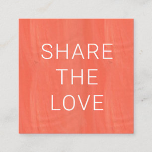 夏鮮やか  ロイヤリティカード スクエア名刺